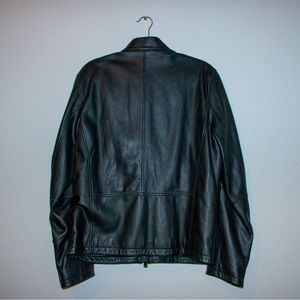 M Black Pleather Jacket from Coke Haan